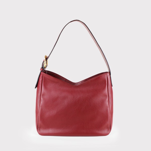 Borsa a spalla in pelle bovina- 33x28x12 cm