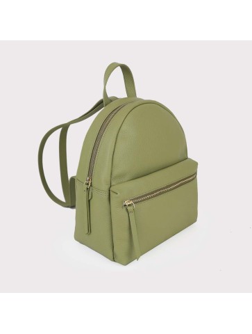 Leather backpack