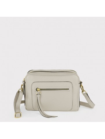 Leather shoulder bag